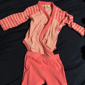 Hanna Andersson “wiggle set” size 60 pink VGUC